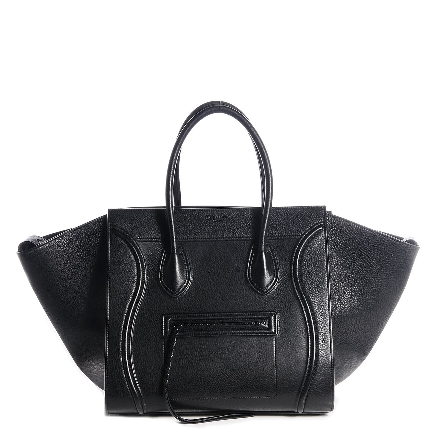 Calfskin Medium Phantom Luggage Black