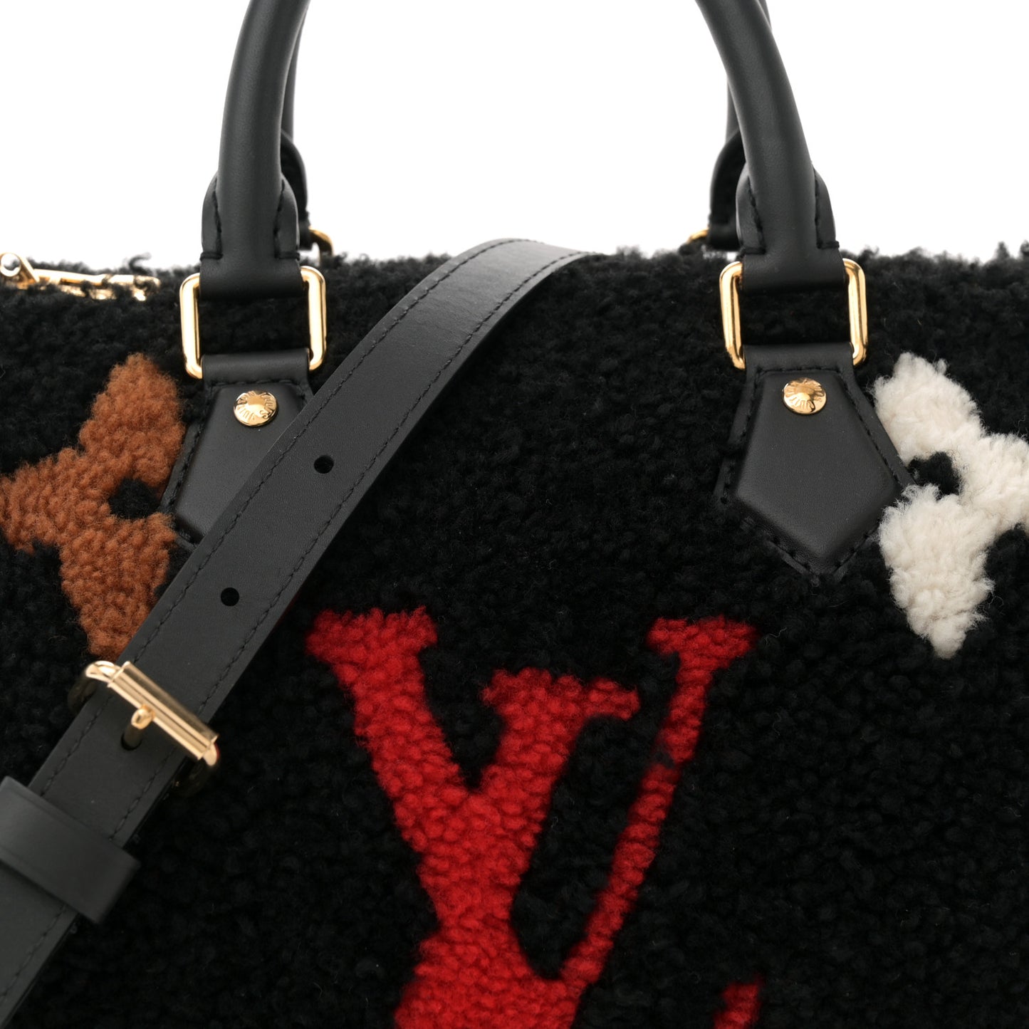 Monogram Teddy Speedy Bandouliere 25 Red