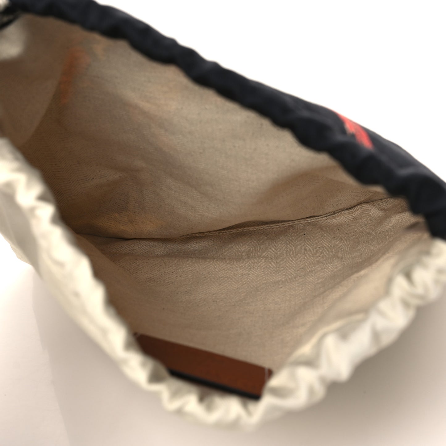 Canvas Parrot Paula's Ibiza Drawstring Pouch Black Ecru