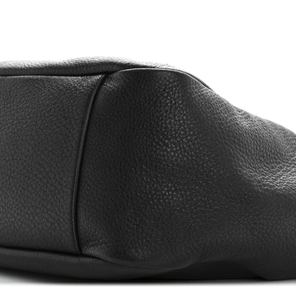 Saint Laurent Grained Deerskin Bea Tote Black 10 of 11