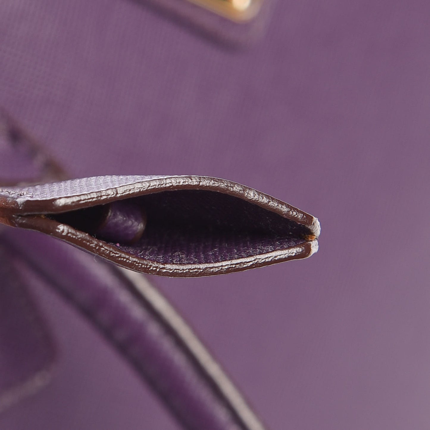 Saffiano Lux Bowler Viola