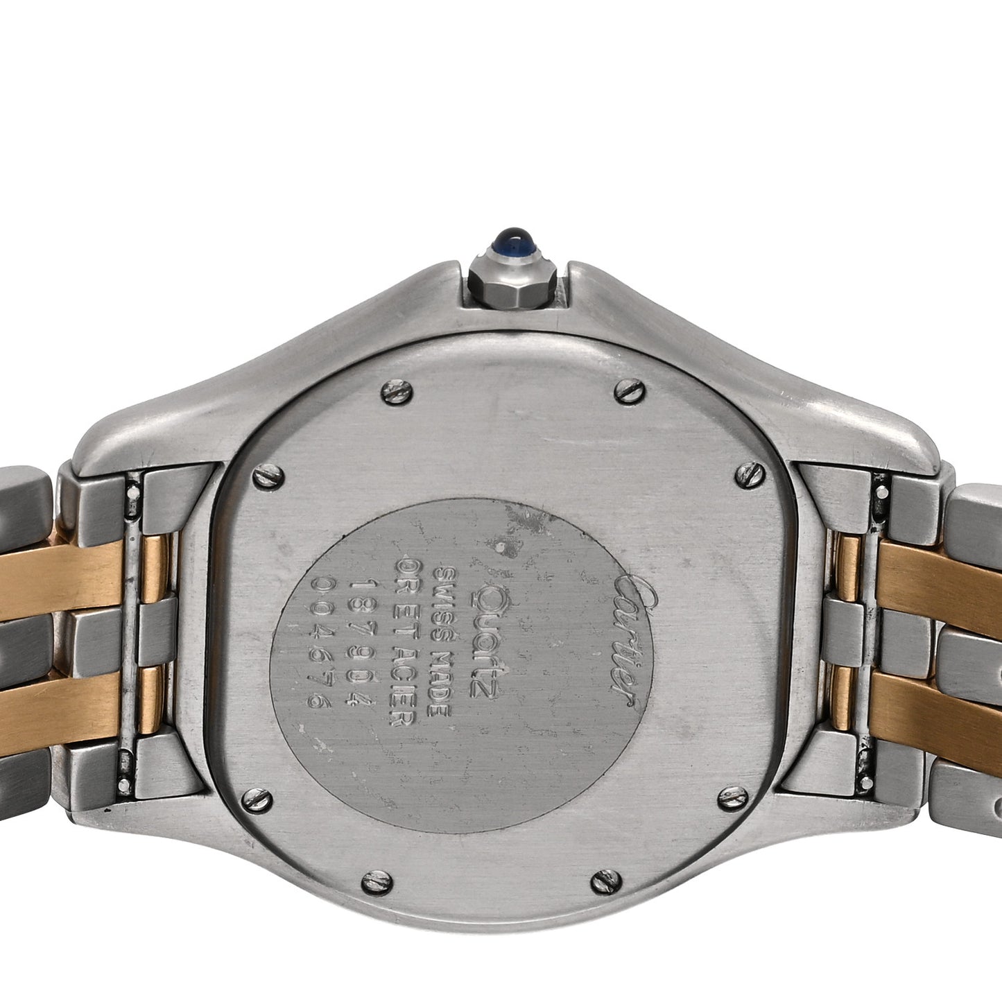 Stainless Steel 18K Yellow Gold 33mm Cougar Quartz Watch