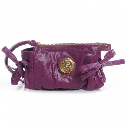 Gucci Leather Hysteria Clutch Purple 1 of 8