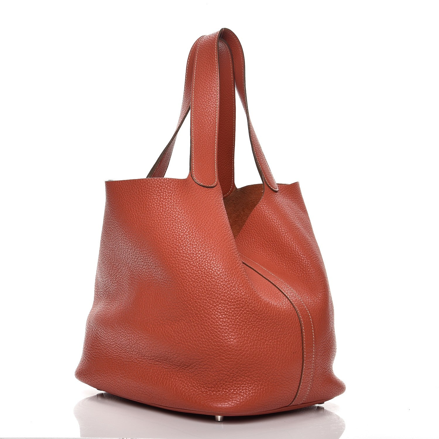 Hermes Taurillon Clemence Picotin Lock 26 GM Sanguine 3 of 13