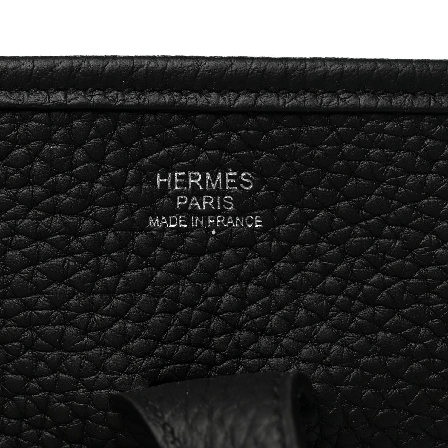 Hermes Taurillon Clemence Evelyne III Black 5 of 9