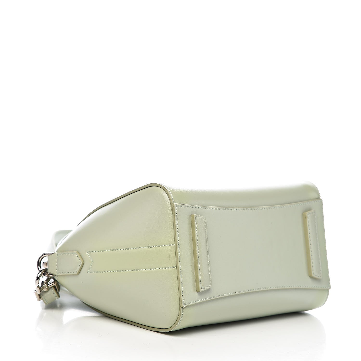 Givenchy Shiny Lord Calfskin Mini Antigona Aqua Green 4 of 11