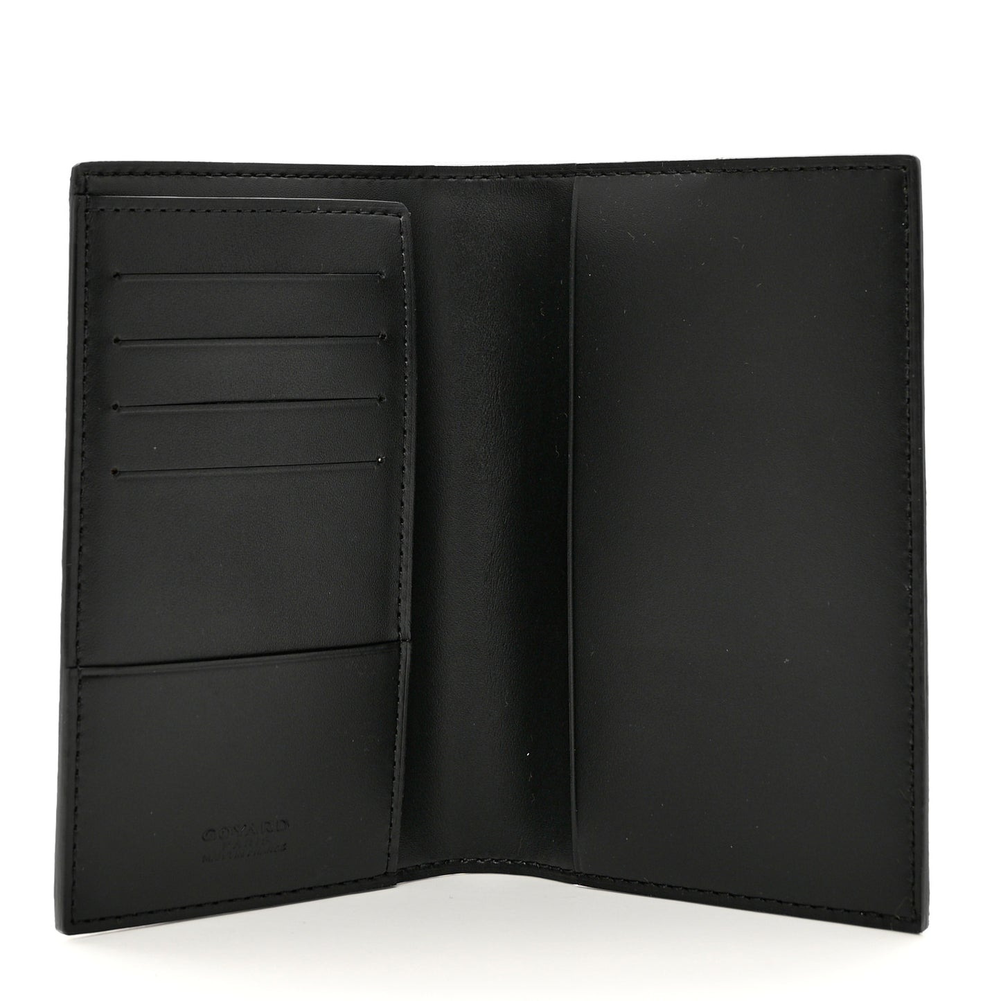 Goyardine Passport Wallet Black