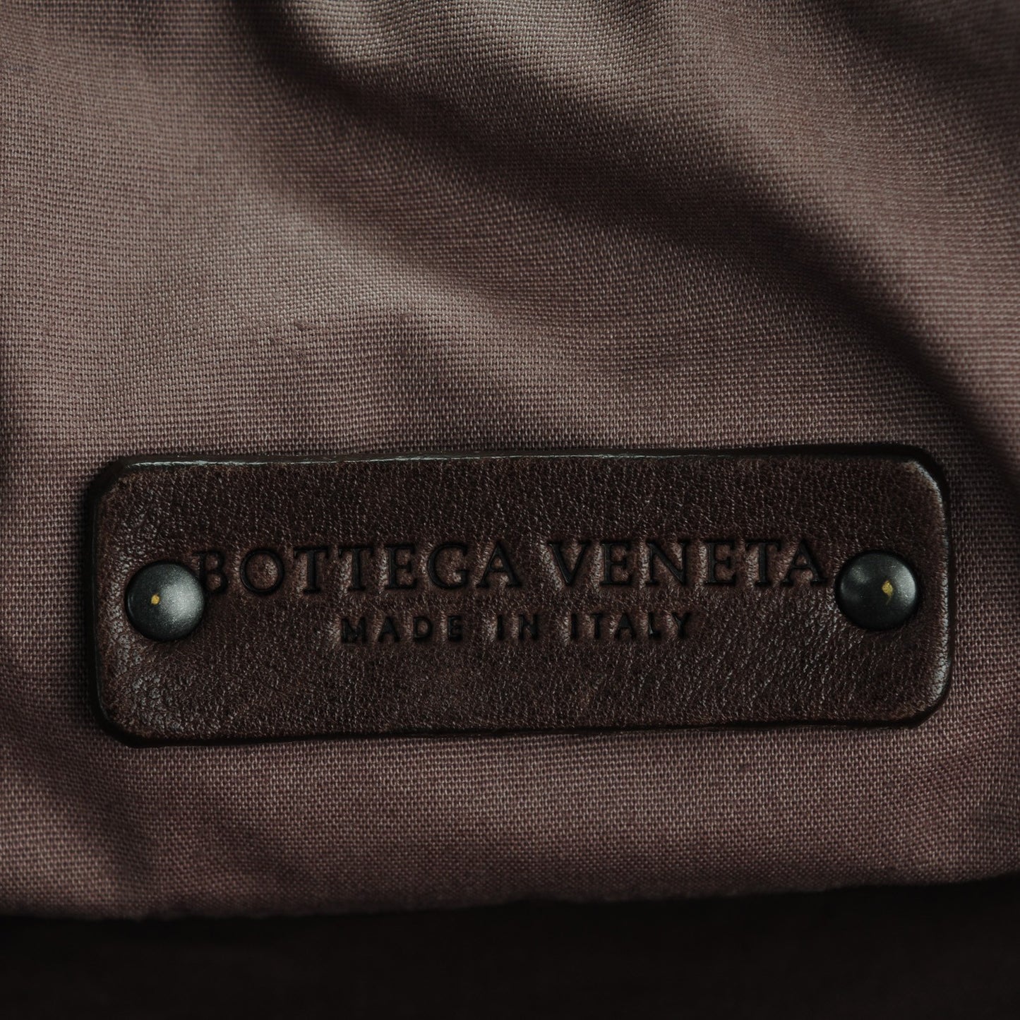 Nappa Intrecciato Business Bag Ebano