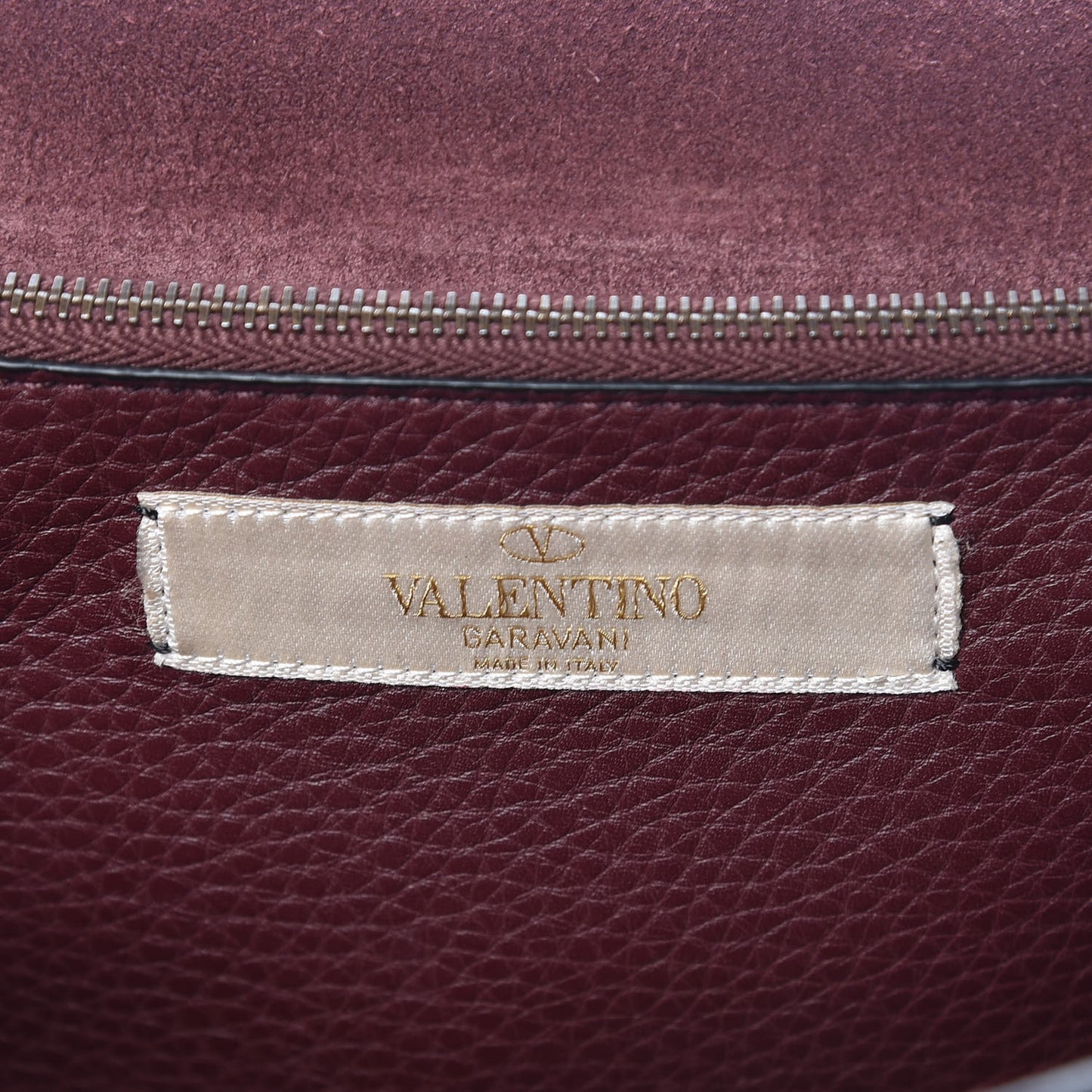 Calfskin Tribal Rockstud Shoulder Bag Rubin