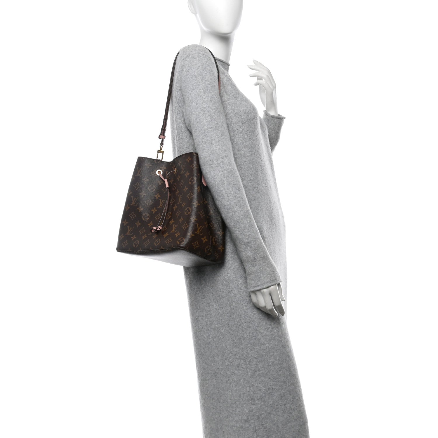 Louis Vuitton Monogram Neonoe MM Rose Poudre 2 of 11