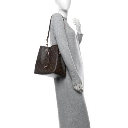 Louis Vuitton Monogram Neonoe MM Rose Poudre 2 of 11