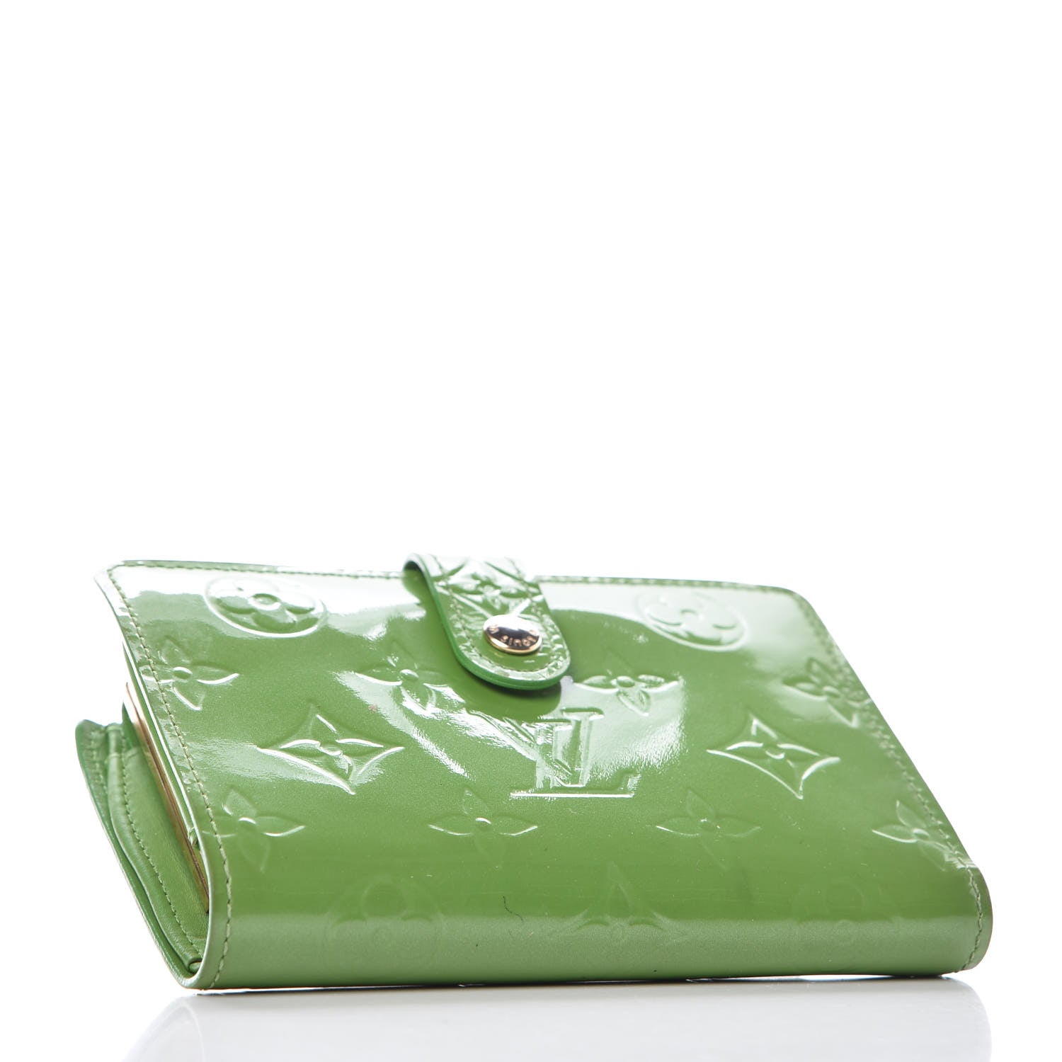 Louis Vuitton Vernis French Purse Wallet Vert Tonic 4 of 21