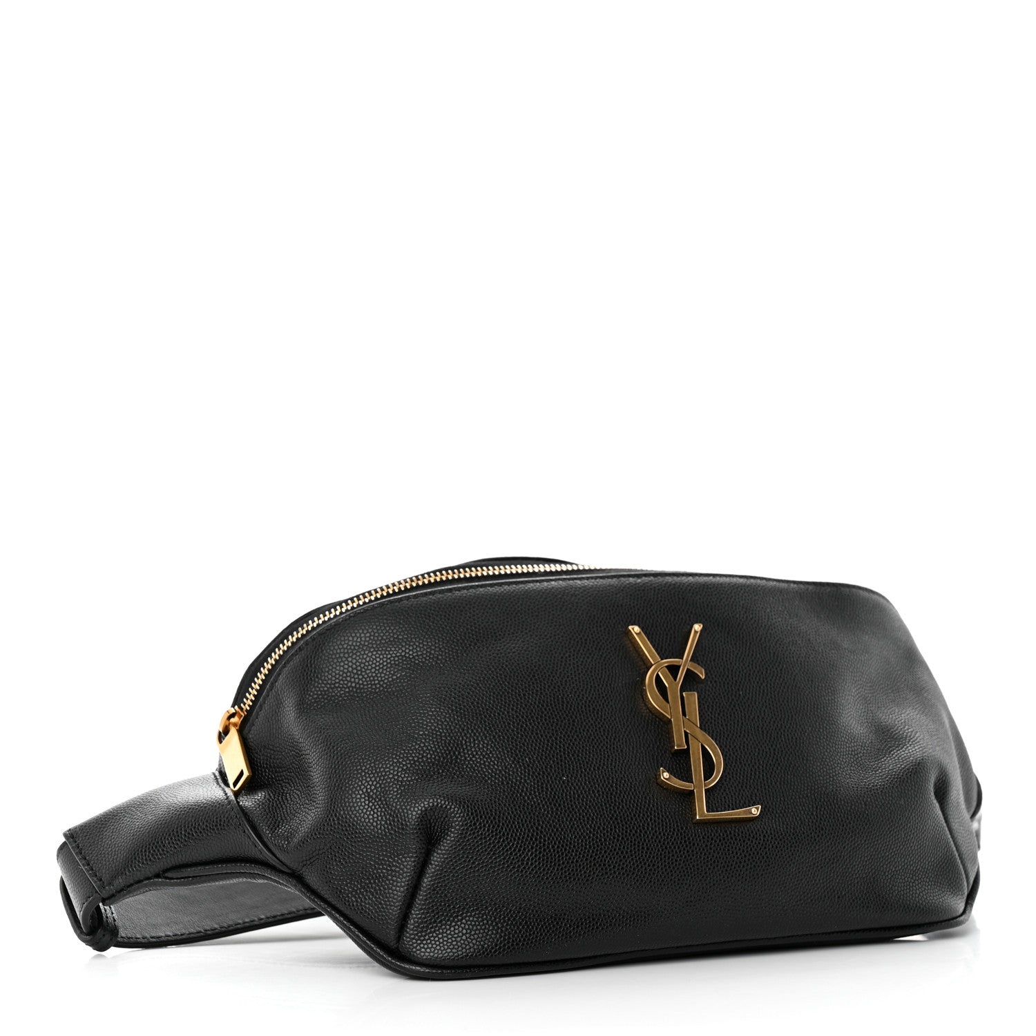 Saint Laurent Grain De Poudre Monogram Belt Bag Black 4 of 15