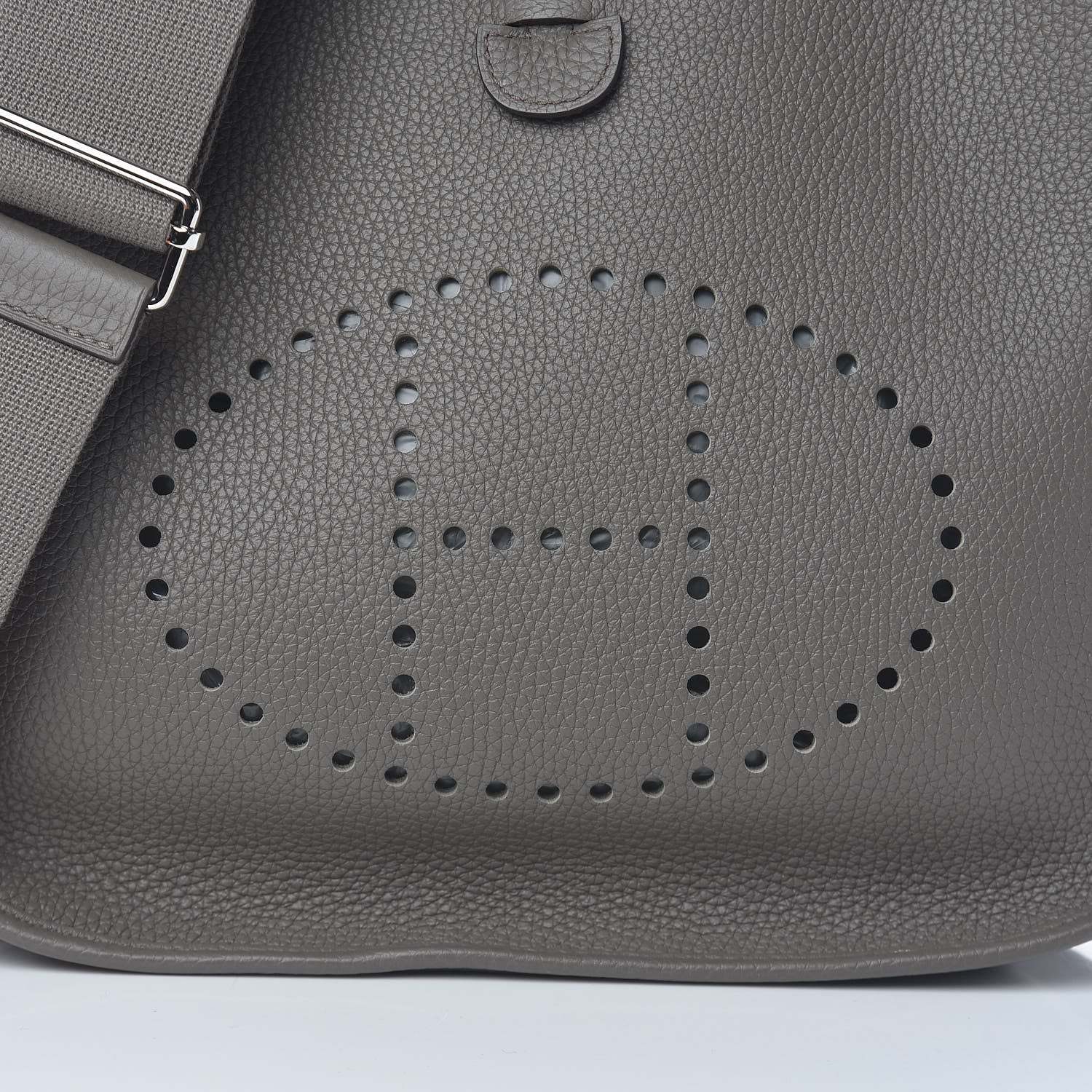 Hermes Taurillon Clemence Evelyne III PM Etain 8 of 12
