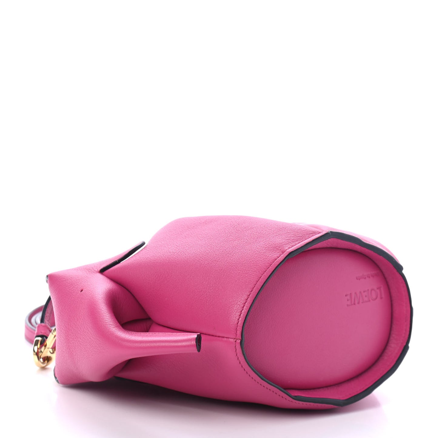 Calfskin Mini Elephant Crossbody Bag Fuchsia