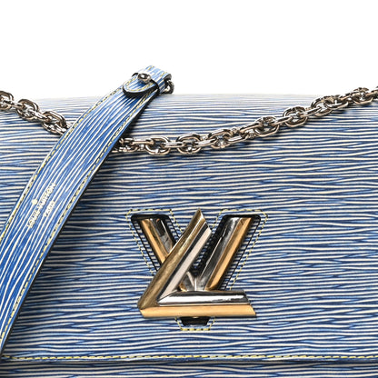 Louis Vuitton Epi Twist Shoulder Bag MM Denim Light 8 of 10