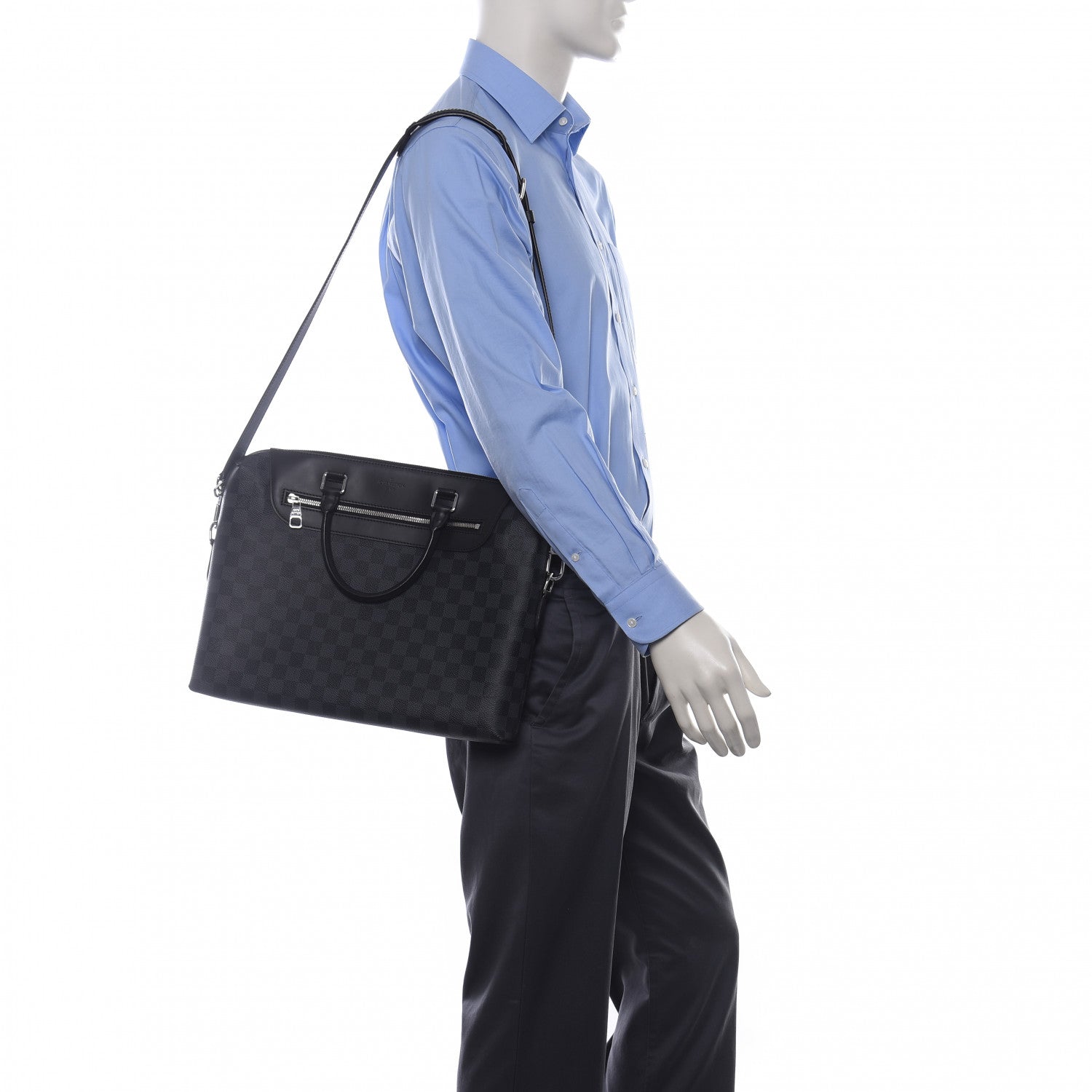 Louis Vuitton Damier Graphite Porte-Documents Jour 2 of 10