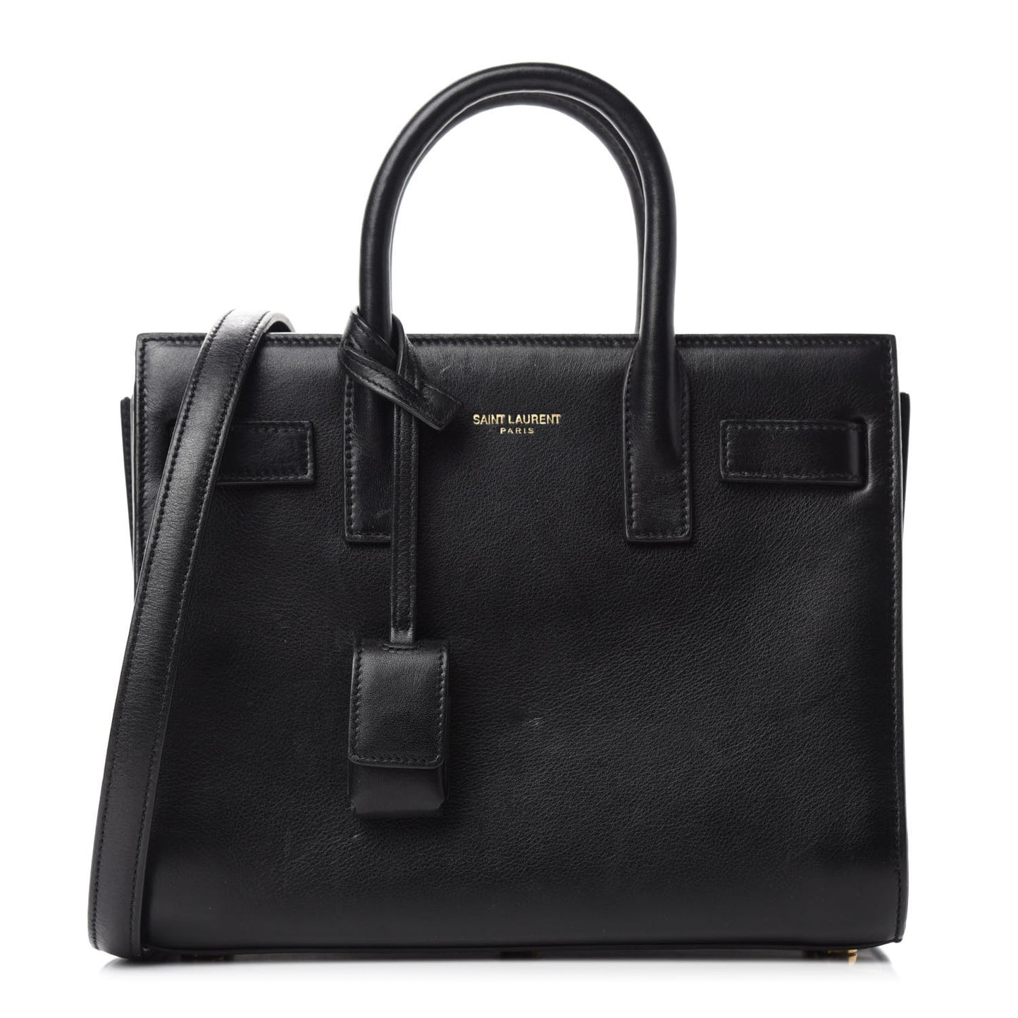 Calfskin Nano Sac De Jour Black