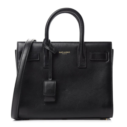 Saint Laurent Calfskin Nano Sac De Jour Black 1 of 11