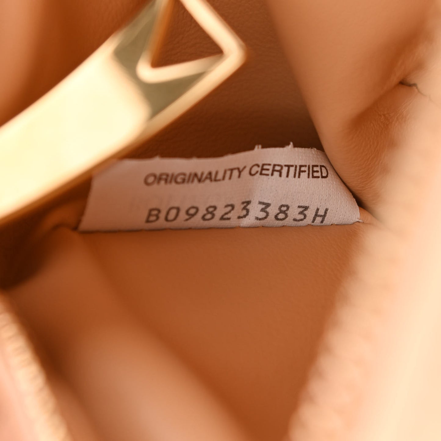 Nappa Intrecciato Mini Jodie Almond