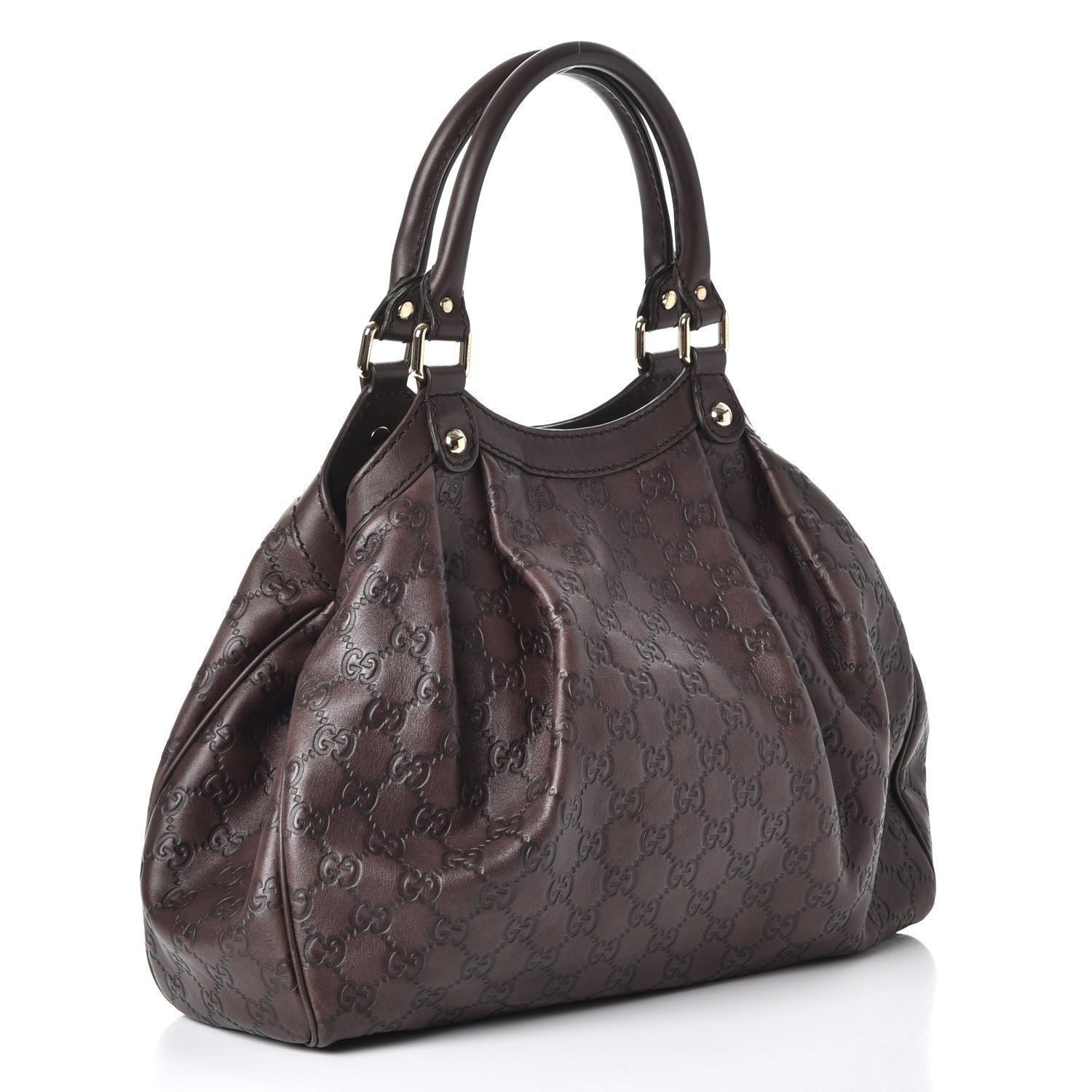 Gucci Guccissima Medium Sukey Tote Chocolate 3 of 7