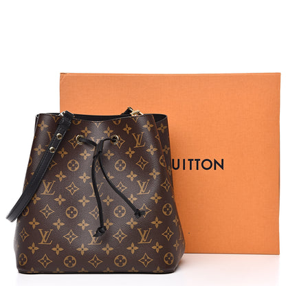 Louis Vuitton Monogram Neonoe MM Black 9 of 9