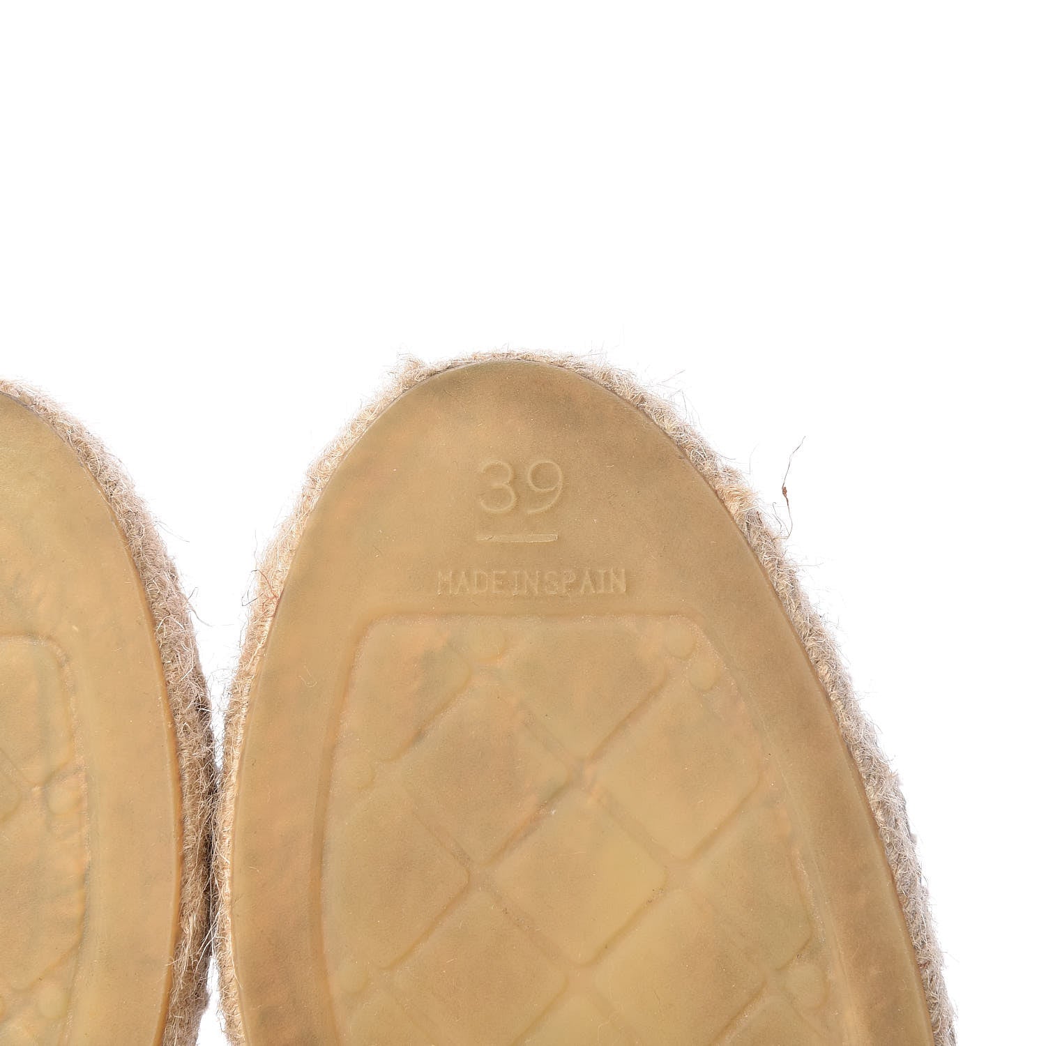 Chanel Lambskin CC Espadrilles 39 Beige Black 8 of 10