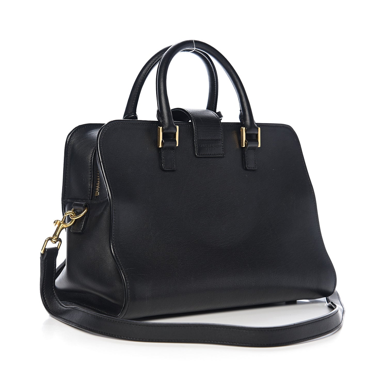 Calfskin Monogram Baby Cabas Black