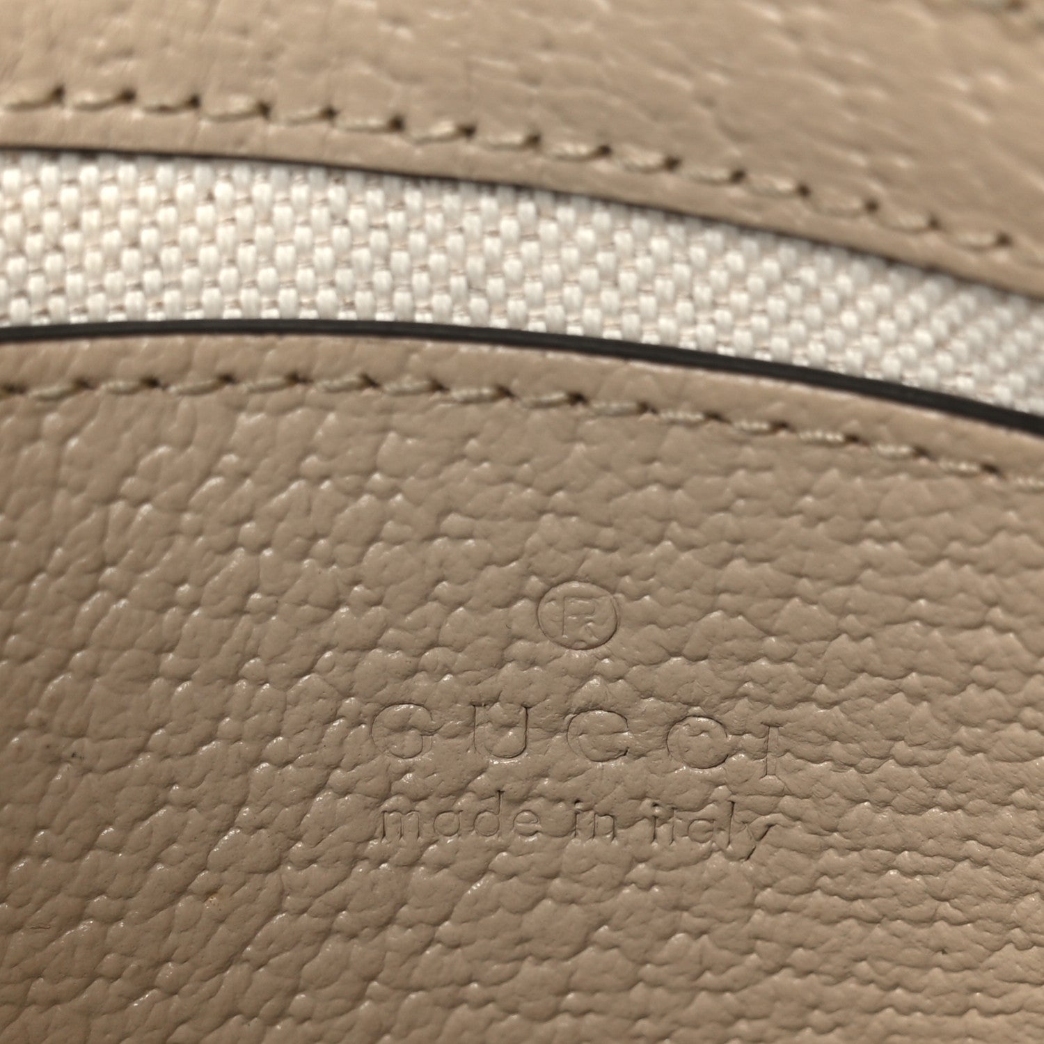 Gucci GG Supreme Monogram Textured Dollar Calfskin Small Ophidia Hobo Beige Mystic White Oatmeal 6 of 11
