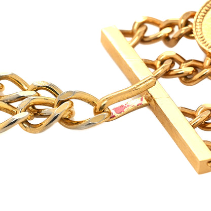 Chanel Chain Wide CC Star Medallion Belt Gold 3 of 5