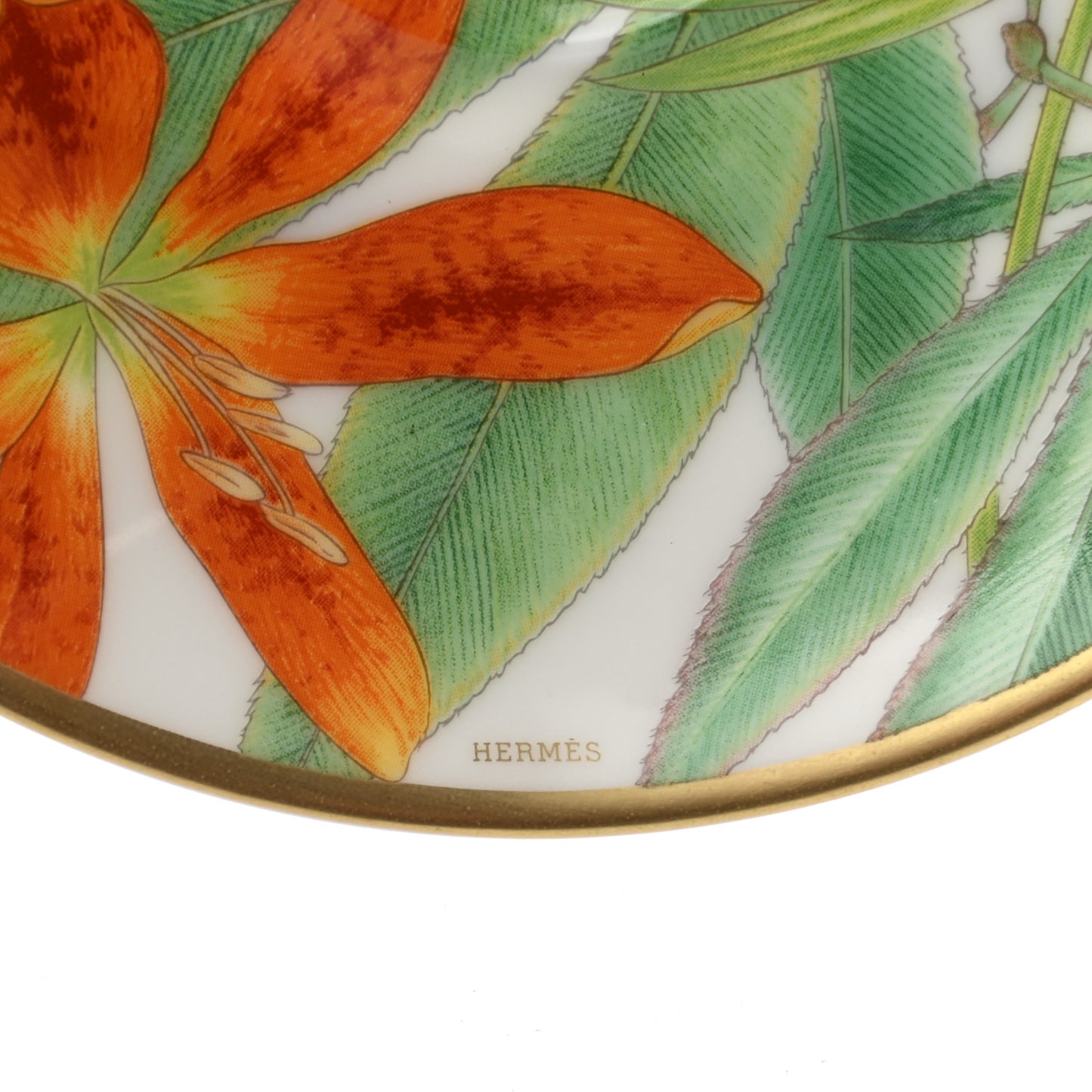Porcelain Passifolia Coffee Cup And Saucer Set of 2