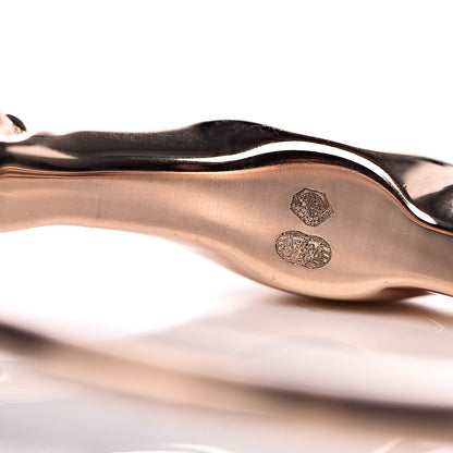 Hermes 18K Rose Gold Diamond TPM Galop Ring 54 6.75 5 of 6