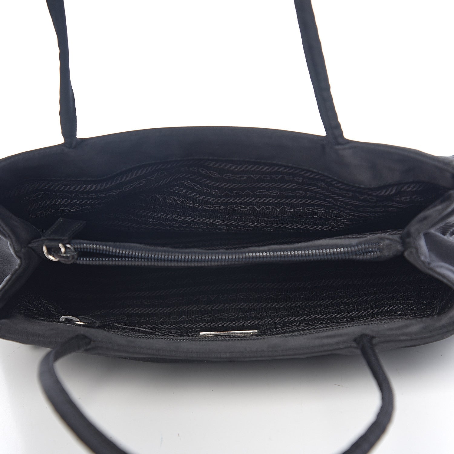 Prada Tessuto Nylon Tote Black 4 of 10