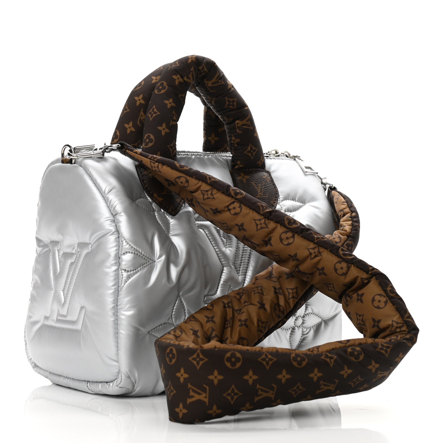 Louis Vuitton Econyl Mini Monogram Pillow Speedy Bandouliere 25 Silver 3 of 10