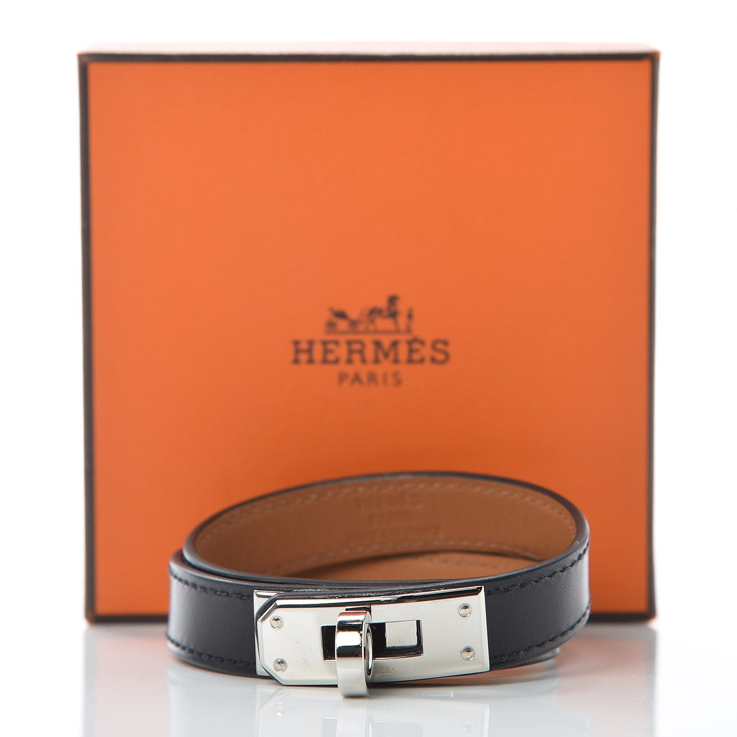 Box Kelly Double Tour Bracelet S Black