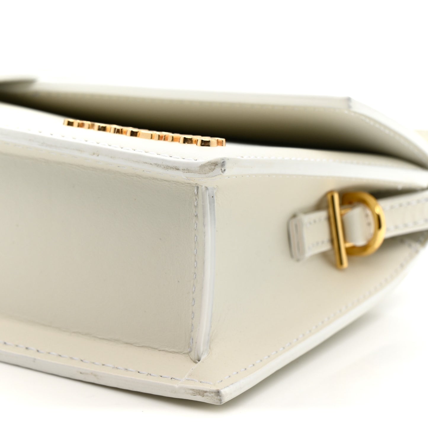 Smooth Calfskin Le Bambino Long White