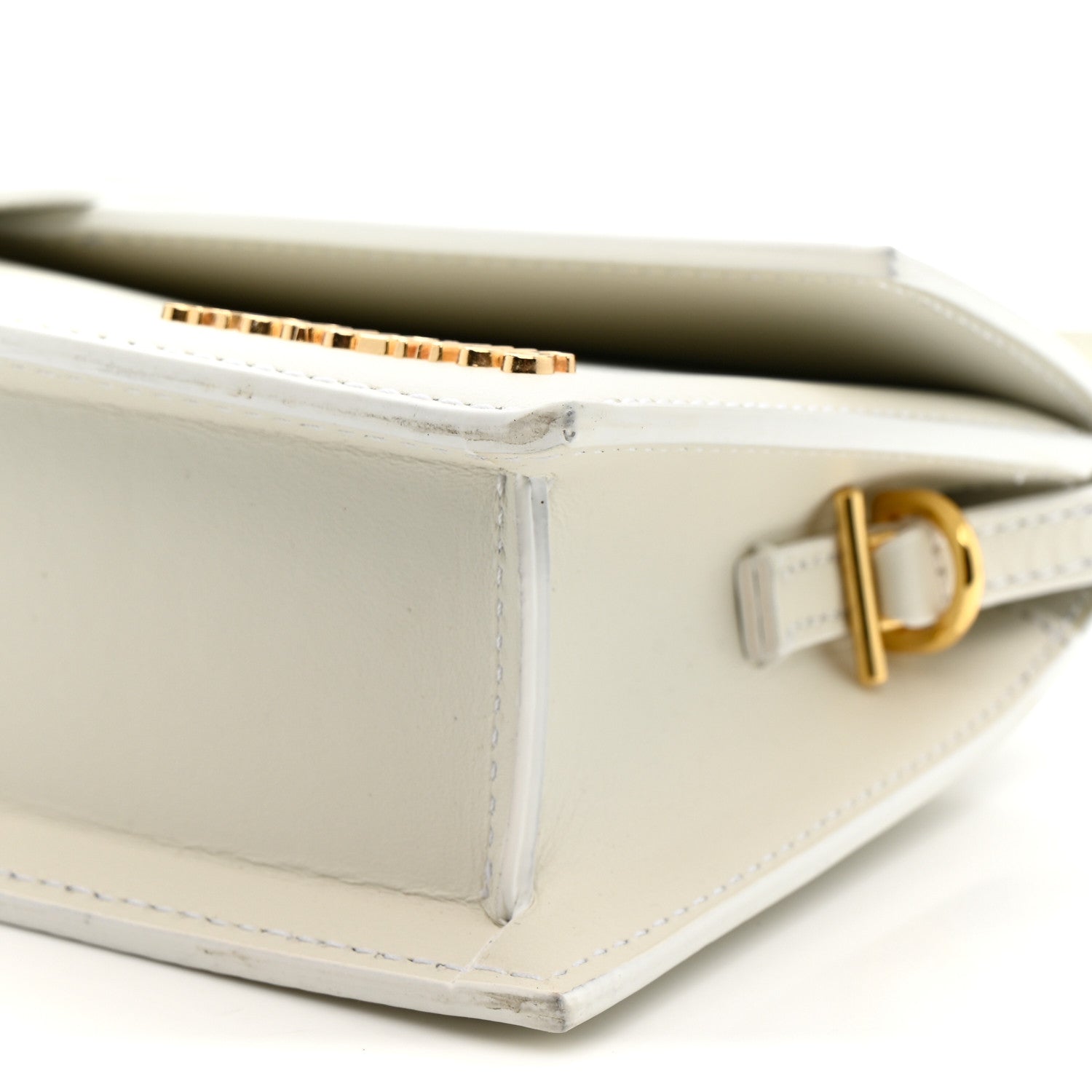 Jacquemus Smooth Calfskin Le Bambino Long White 9 of 10