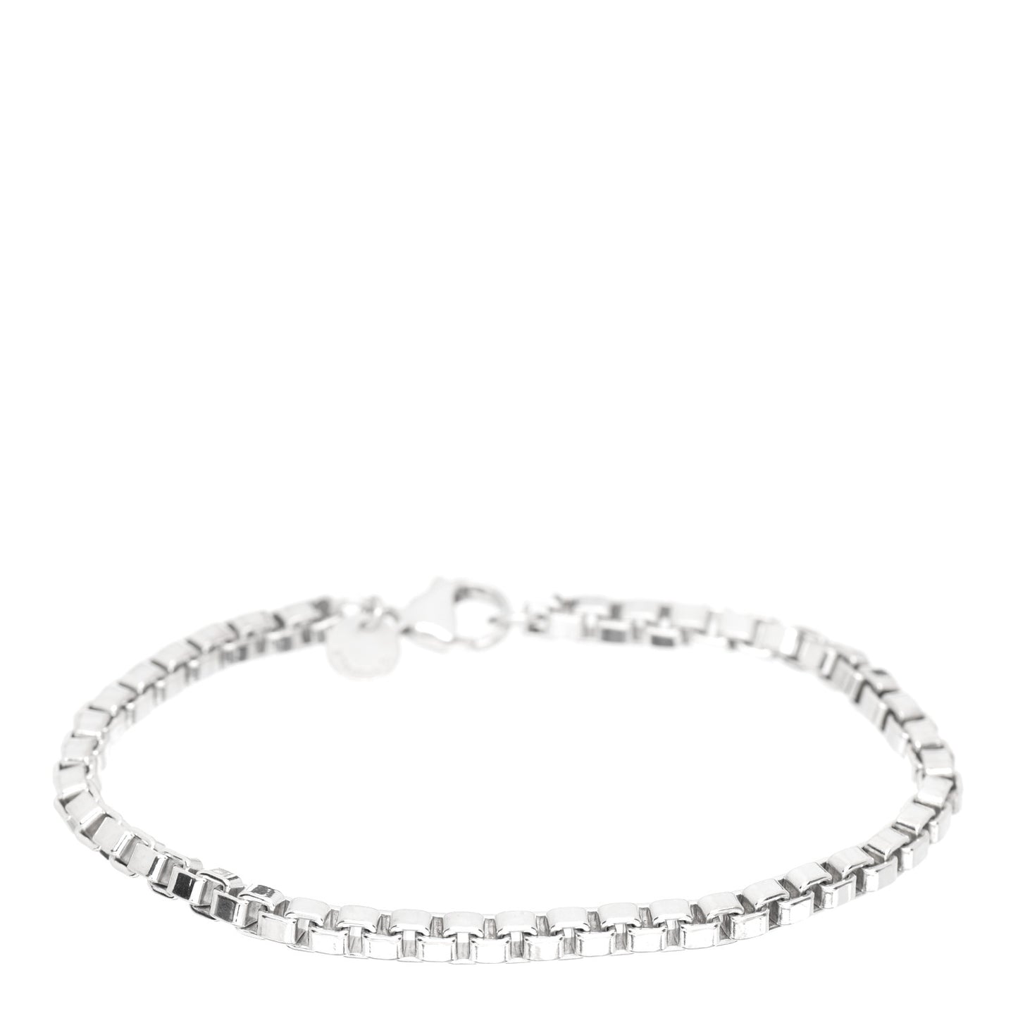 Sterling Silver 4mm Venetian Link Bracelet