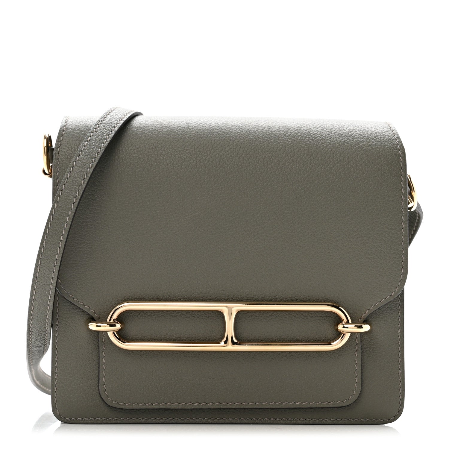 Hermes Evercolor Mini Sac Roulis Gris Meyer 1 of 14