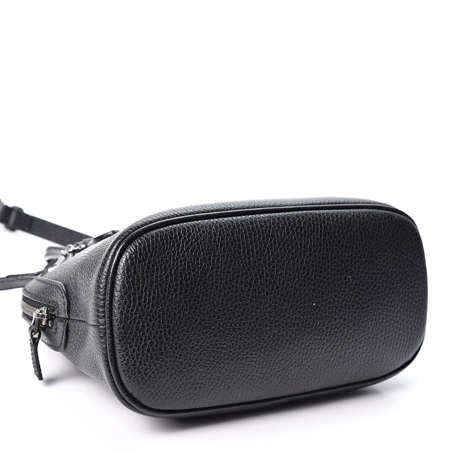Calfskin Mini Dome Bag Black