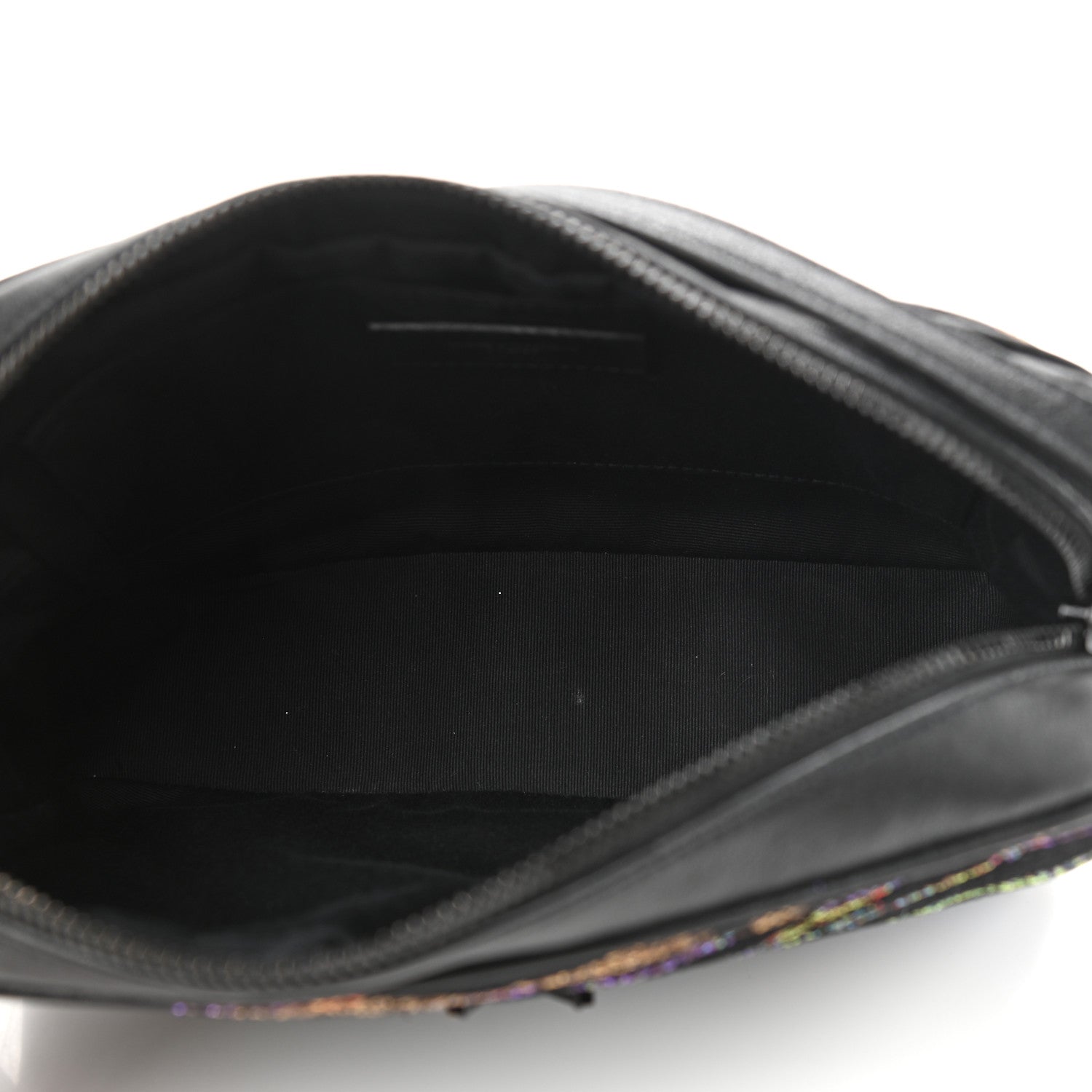 Saint Laurent Canvas Calfskin Metallic Tiger Print Monogram Lou Camera Bag Multicolor 5 of 10