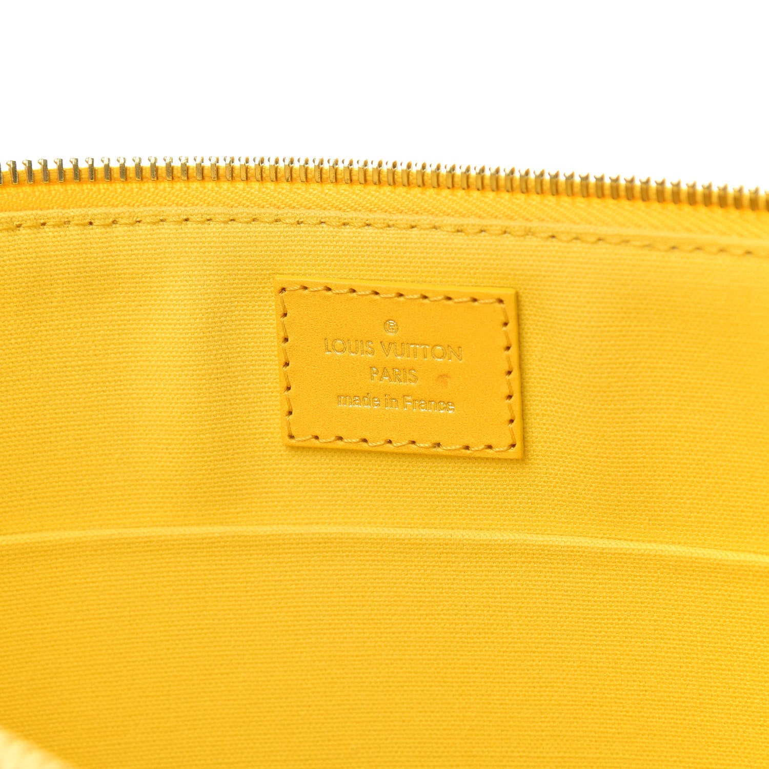 Louis Vuitton Damier Couleurs Kit Clutch Mimosa 6 of 9