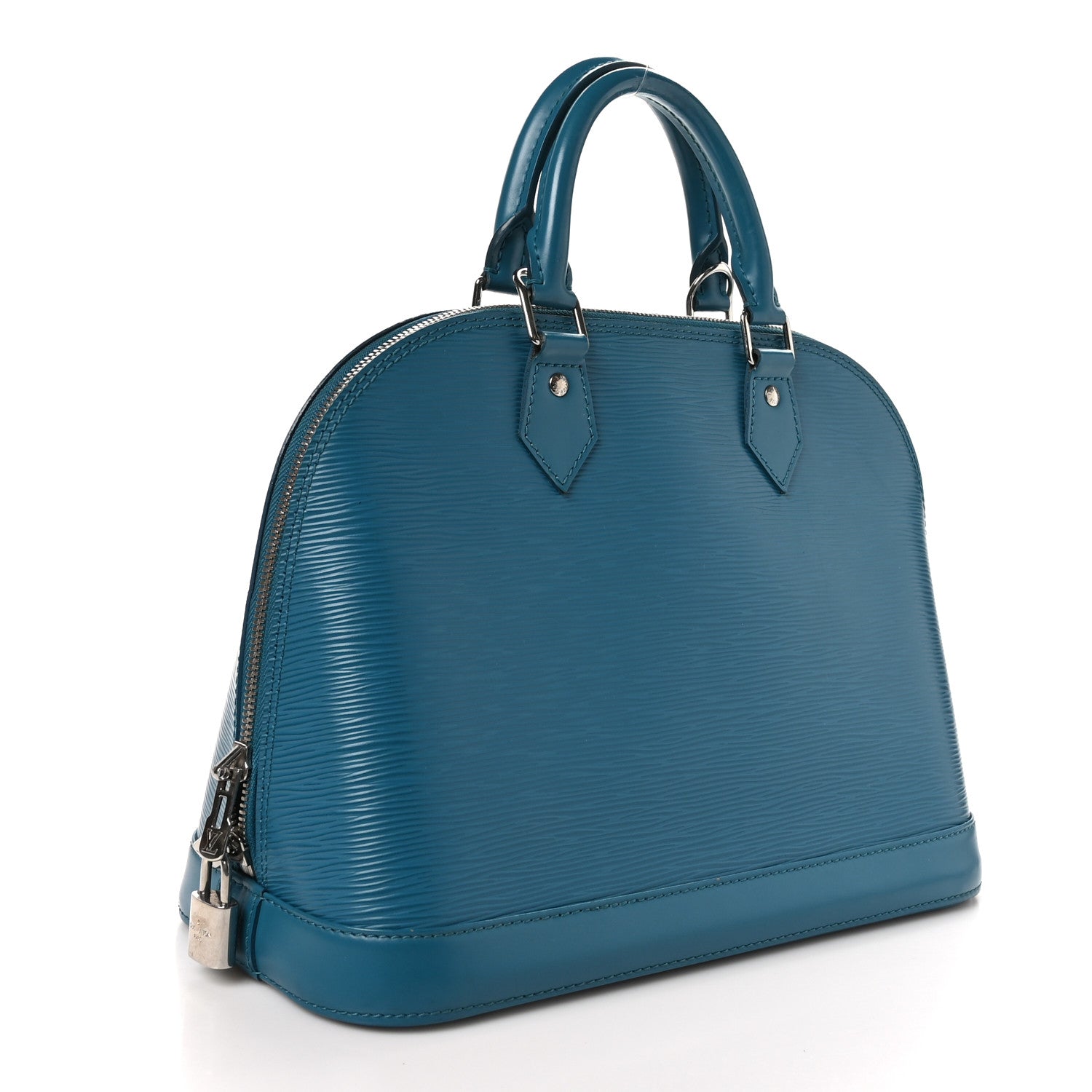 Louis Vuitton Epi Alma PM  Cyan 3 of 10