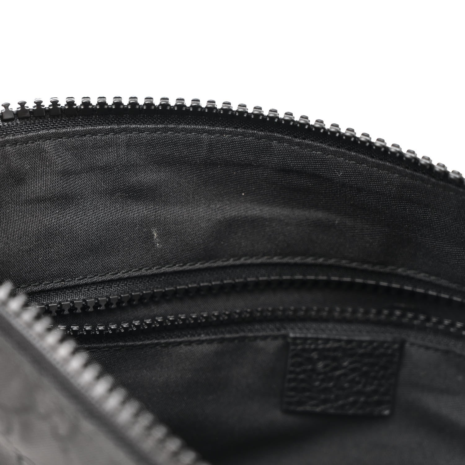 Gucci Nylon Monogram Small Flat Messenger Bag Black 14 of 15