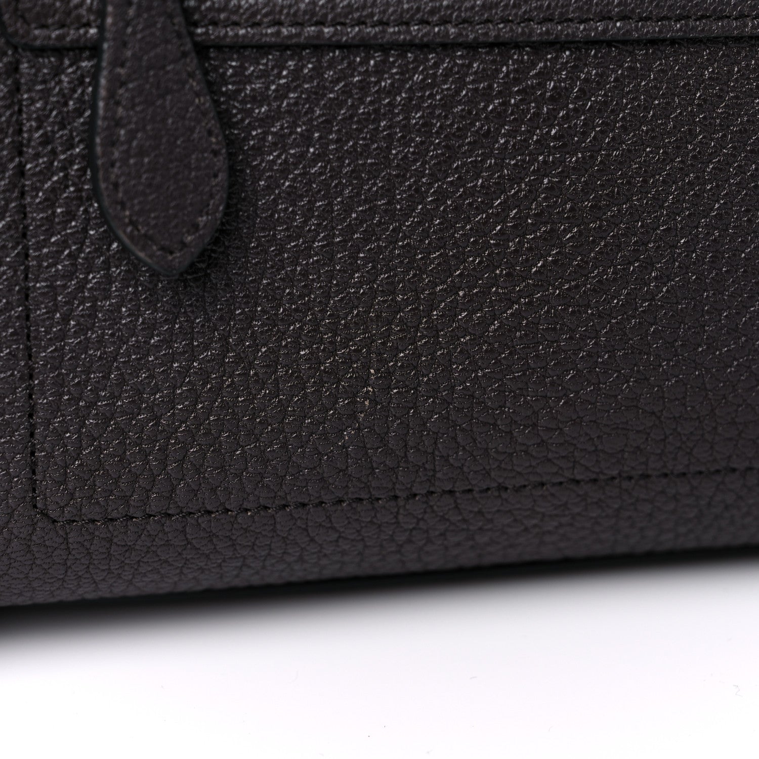 Celine Drummed Calfskin Micro Luggage Brown 11 of 12