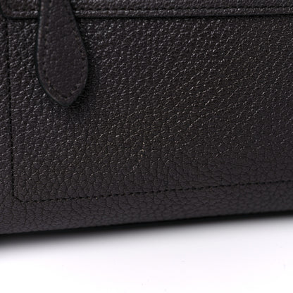 Celine Drummed Calfskin Micro Luggage Brown 11 of 12