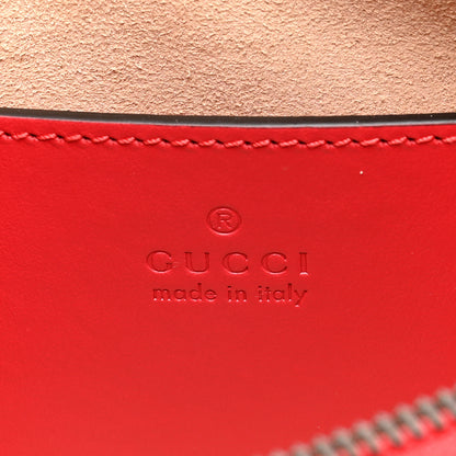 Gucci Calfskin Matelasse Chevron GG Marmont Sling Shoulder Bag Rosso 6 of 10