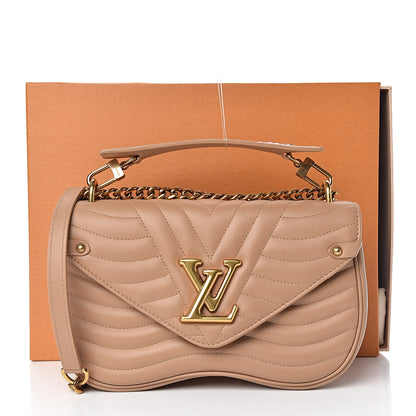 Louis Vuitton Calfskin New Wave Chain MM Noisette 11 of 11