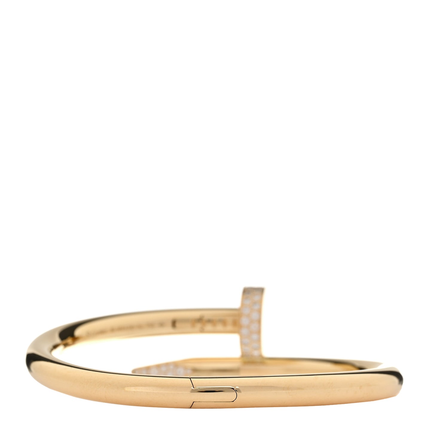 18K Yellow Gold Diamond Medium Juste Un Clou Bracelet 16