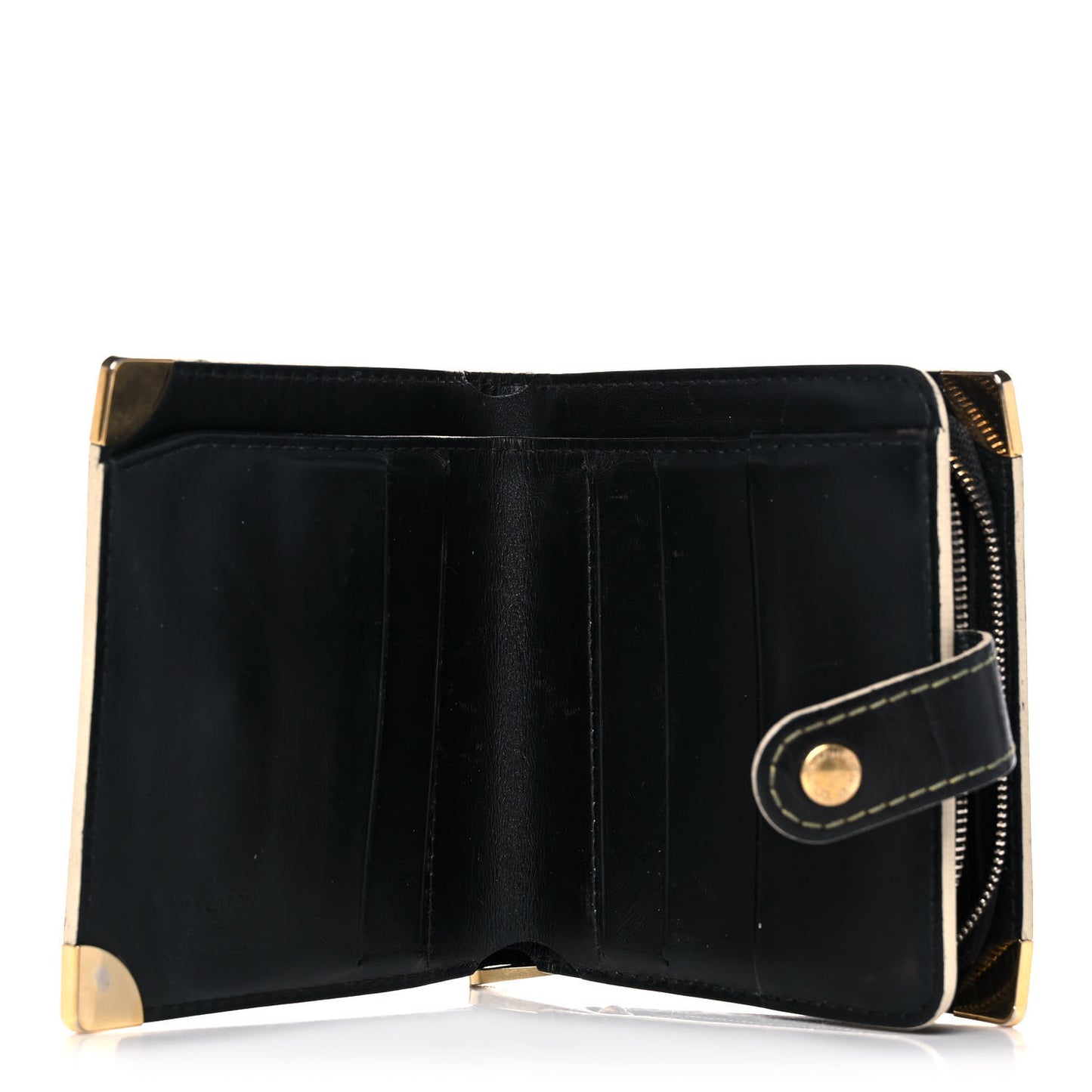Suhali Compact Zipped Wallet Black
